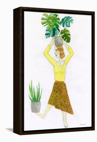 Plant Mum-Sharyn Bursic-Framed Premier Image Canvas