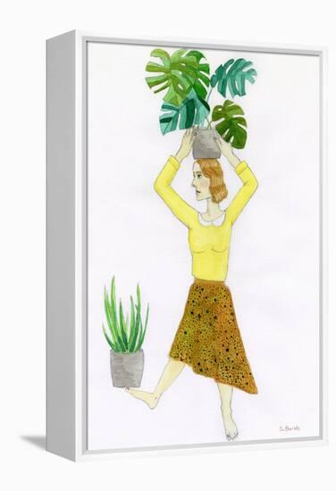Plant Mum-Sharyn Bursic-Framed Premier Image Canvas