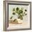 Plant on Stripes I-Victoria Barnes-Framed Premium Giclee Print