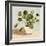 Plant on Stripes I-Victoria Barnes-Framed Premium Giclee Print