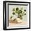 Plant on Stripes I-Victoria Barnes-Framed Art Print