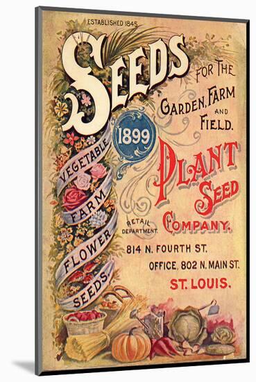 Plant Seed Company St. Louis-null-Mounted Art Print