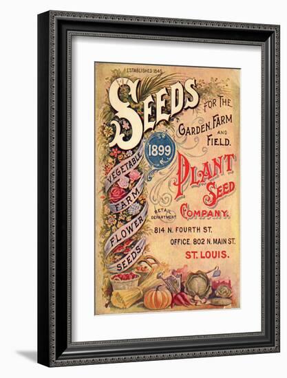 Plant Seed Company St. Louis-null-Framed Art Print