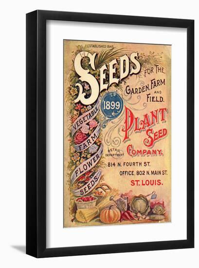 Plant Seed Company St. Louis-null-Framed Art Print