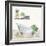 Plant Shelf Bath 1-Kimberly Allen-Framed Art Print