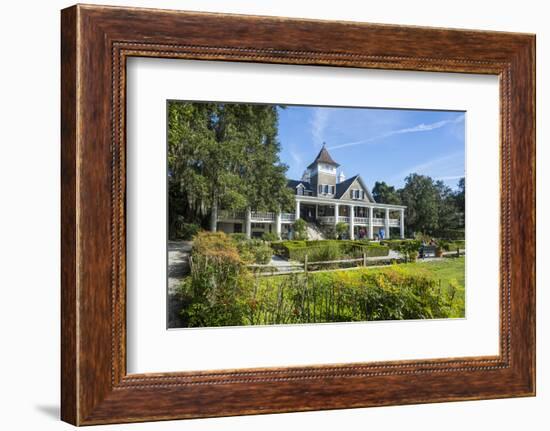 Plantation House in the Magnolia Plantation Outside Charleston, South Carolina, U.S.A.-Michael Runkel-Framed Photographic Print