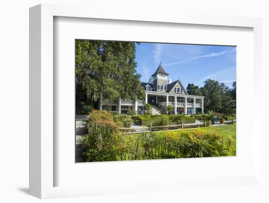 Plantation House in the Magnolia Plantation Outside Charleston, South Carolina, U.S.A.-Michael Runkel-Framed Photographic Print