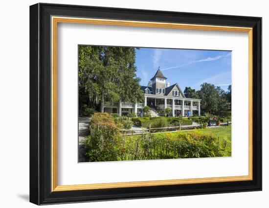 Plantation House in the Magnolia Plantation Outside Charleston, South Carolina, U.S.A.-Michael Runkel-Framed Photographic Print