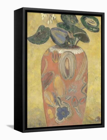 Plante verte dans une urne-Odilon Redon-Framed Premier Image Canvas