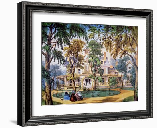 Planter's House, c.1858-Frances Flora Bond Palmer-Framed Giclee Print