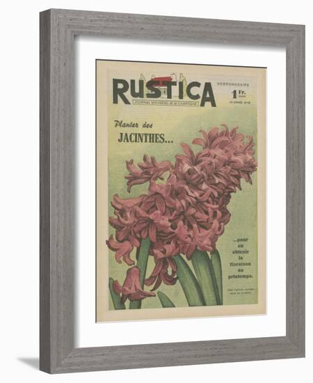 Plantez des Jacinthes-null-Framed Art Print