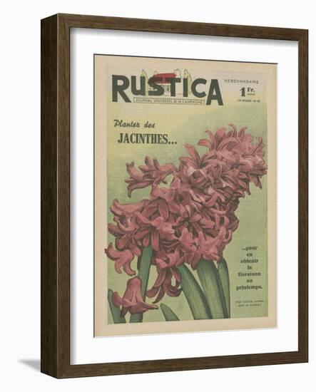 Plantez des Jacinthes-null-Framed Art Print