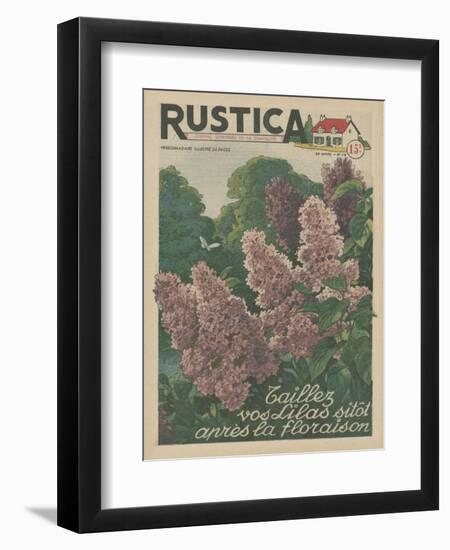 Plantez des Lilacs-null-Framed Art Print