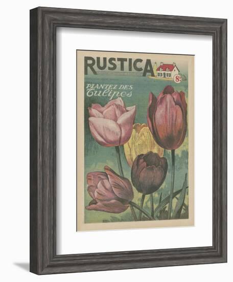 Plantez des Tulipes-null-Framed Art Print