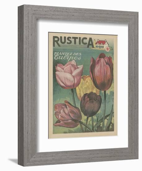 Plantez des Tulipes-null-Framed Art Print