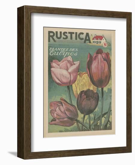 Plantez des Tulipes-null-Framed Art Print