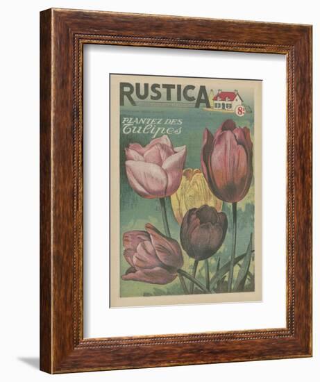 Plantez des Tulipes-null-Framed Art Print