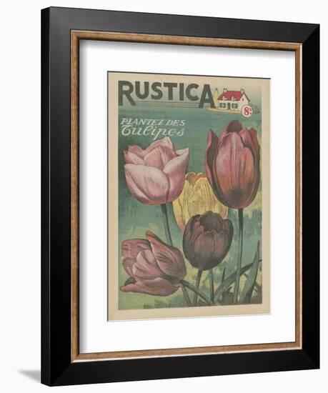 Plantez des Tulipes-null-Framed Art Print