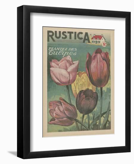 Plantez des Tulipes-null-Framed Art Print