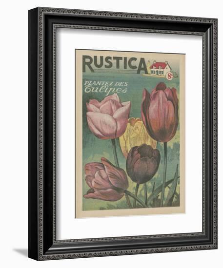 Plantez des Tulipes-null-Framed Art Print