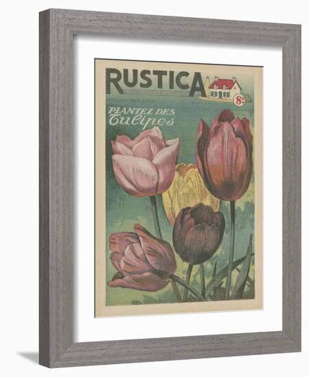 Plantez des Tulipes-null-Framed Art Print