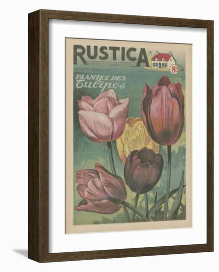 Plantez des Tulipes-null-Framed Art Print