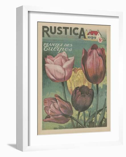 Plantez des Tulipes-null-Framed Art Print