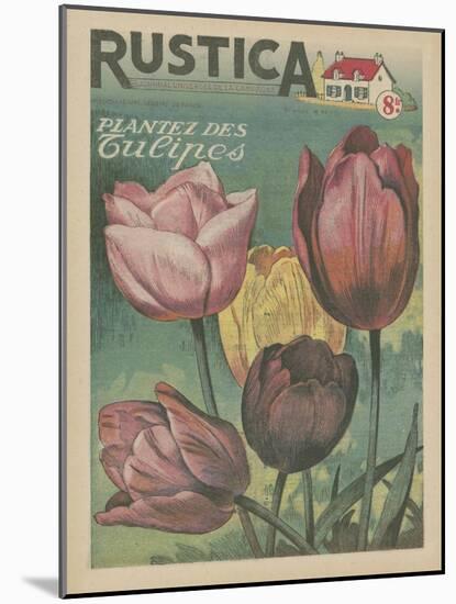 Plantez des Tulipes-null-Mounted Art Print