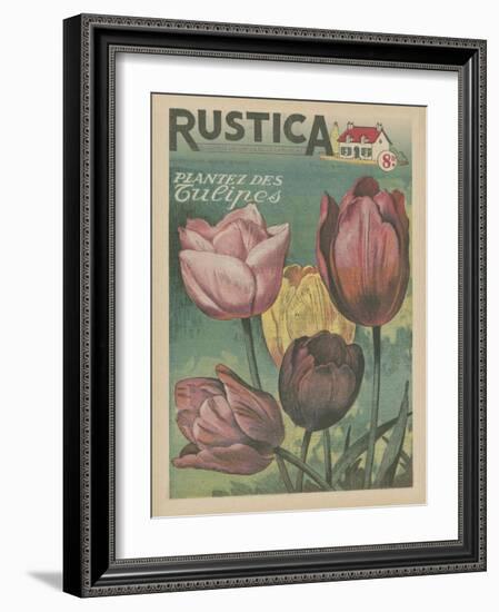 Plantez des Tulipes-null-Framed Art Print