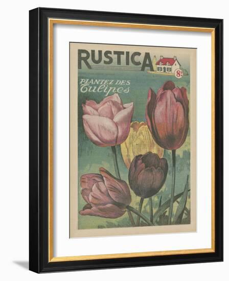 Plantez des Tulipes-null-Framed Art Print