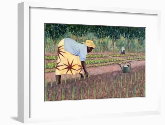 Planting Onions, 2005-Tilly Willis-Framed Giclee Print