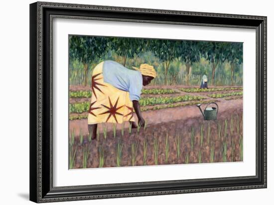 Planting Onions, 2005-Tilly Willis-Framed Giclee Print