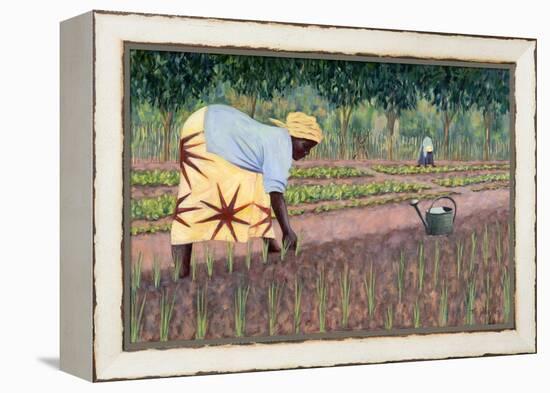 Planting Onions, 2005-Tilly Willis-Framed Premier Image Canvas