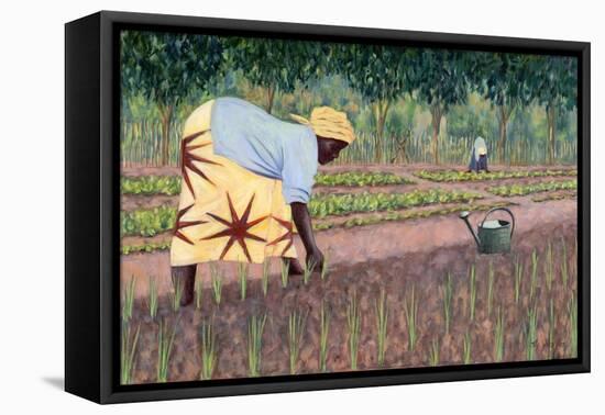 Planting Onions, 2005-Tilly Willis-Framed Premier Image Canvas