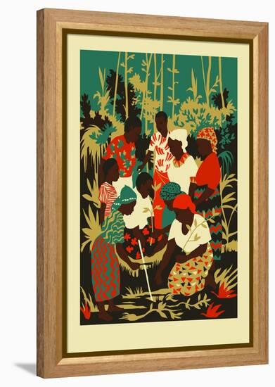 Planting Trees-Eliza Southwood-Framed Premier Image Canvas