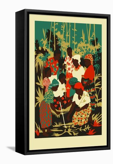 Planting Trees-Eliza Southwood-Framed Premier Image Canvas