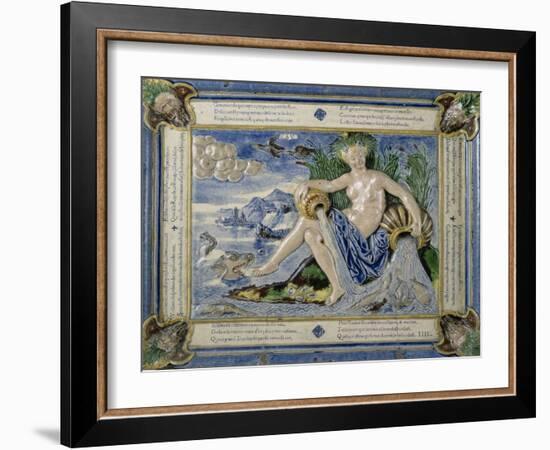 Plaque: Allégorie de l'eau-Bernard Palissy-Framed Giclee Print