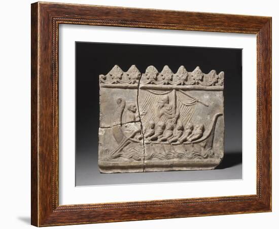 "Plaque Campana Decorative: Ulysses and the Sirens-null-Framed Giclee Print