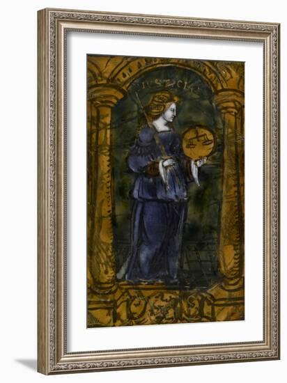 Plaque : la Justice-null-Framed Giclee Print