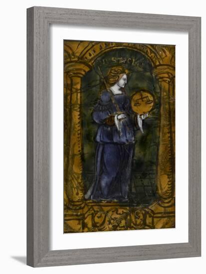 Plaque : la Justice-null-Framed Giclee Print