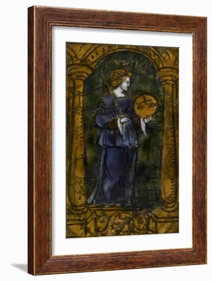 Plaque : la Justice-null-Framed Giclee Print