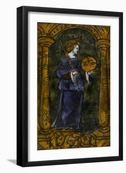 Plaque : la Justice-null-Framed Giclee Print