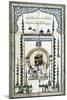Plaque représentant la mosquée de la Mekke.-null-Mounted Giclee Print