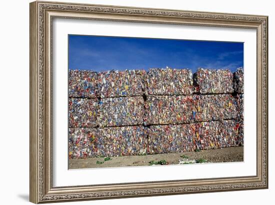 Plastic Recycling-Alan Sirulnikoff-Framed Photographic Print