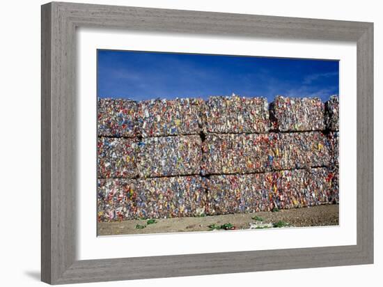 Plastic Recycling-Alan Sirulnikoff-Framed Photographic Print