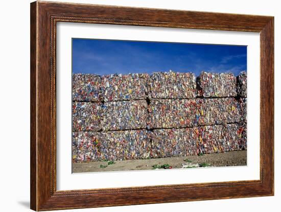 Plastic Recycling-Alan Sirulnikoff-Framed Photographic Print