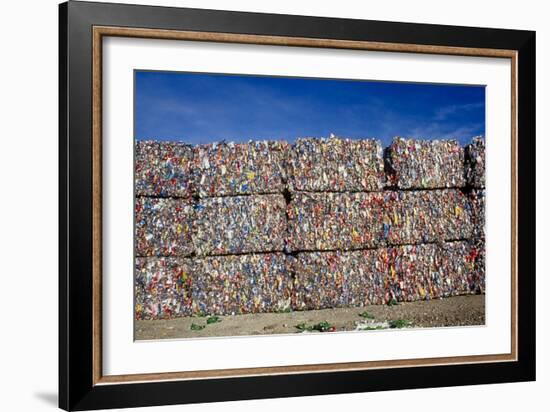 Plastic Recycling-Alan Sirulnikoff-Framed Photographic Print