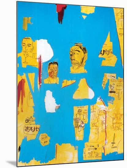 Plastic Sax-Jean-Michel Basquiat-Mounted Giclee Print