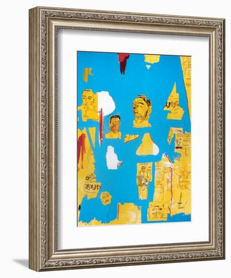 Plastic Sax-Jean-Michel Basquiat-Framed Giclee Print