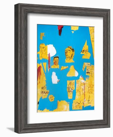 Plastic Sax-Jean-Michel Basquiat-Framed Giclee Print